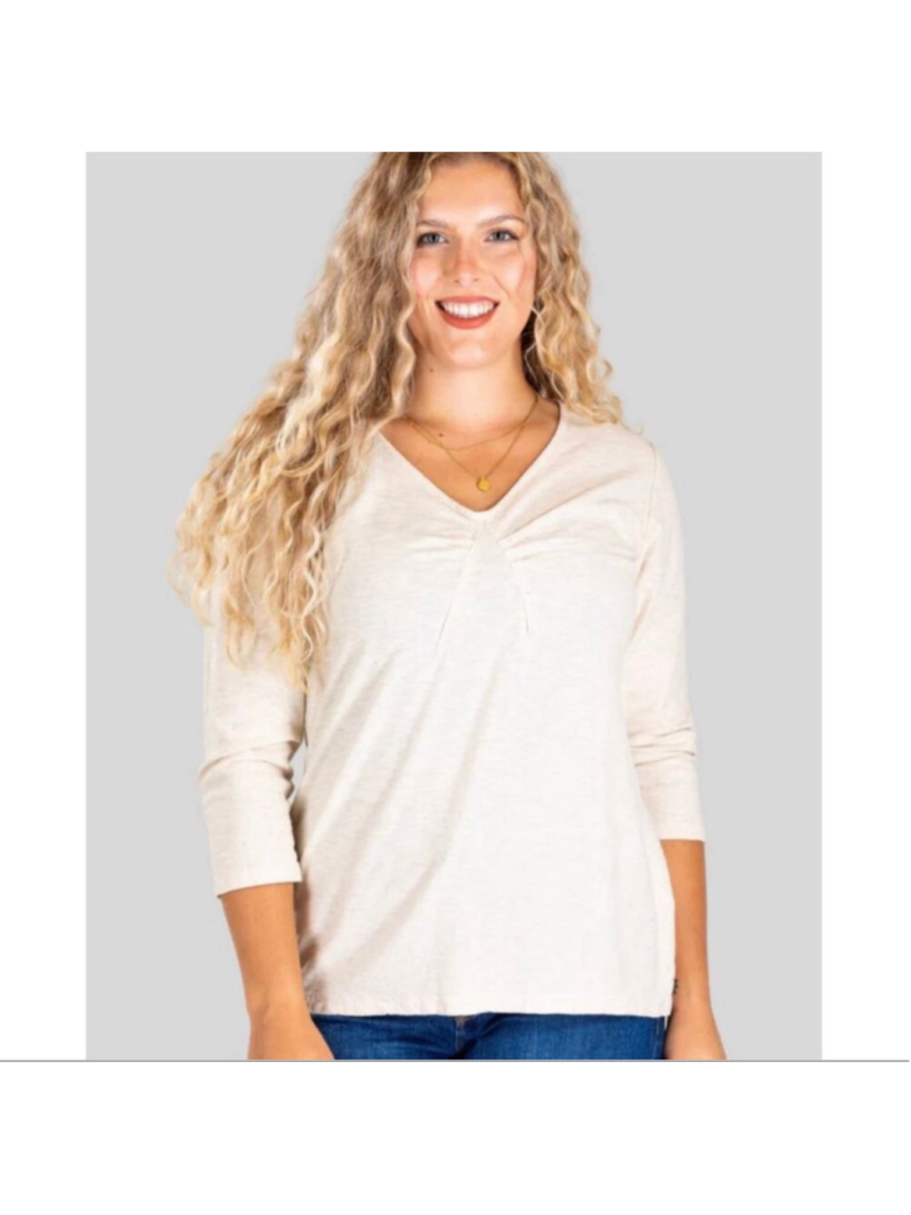 Cut loose 3/4 Length Sleeve Shirt Sz Small!